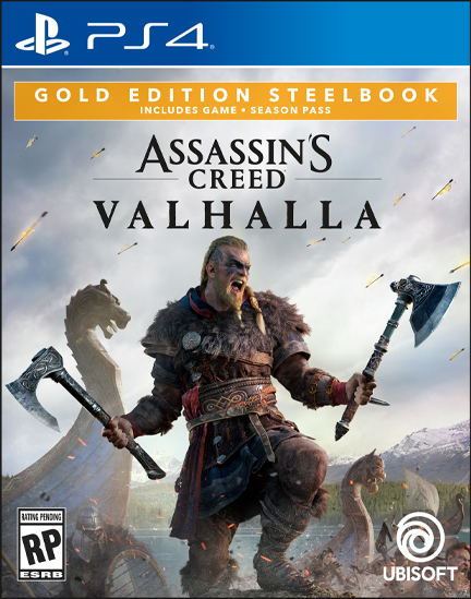 Assassin's Creed Valhalla Gold Steelbook Edition PlayStation 4